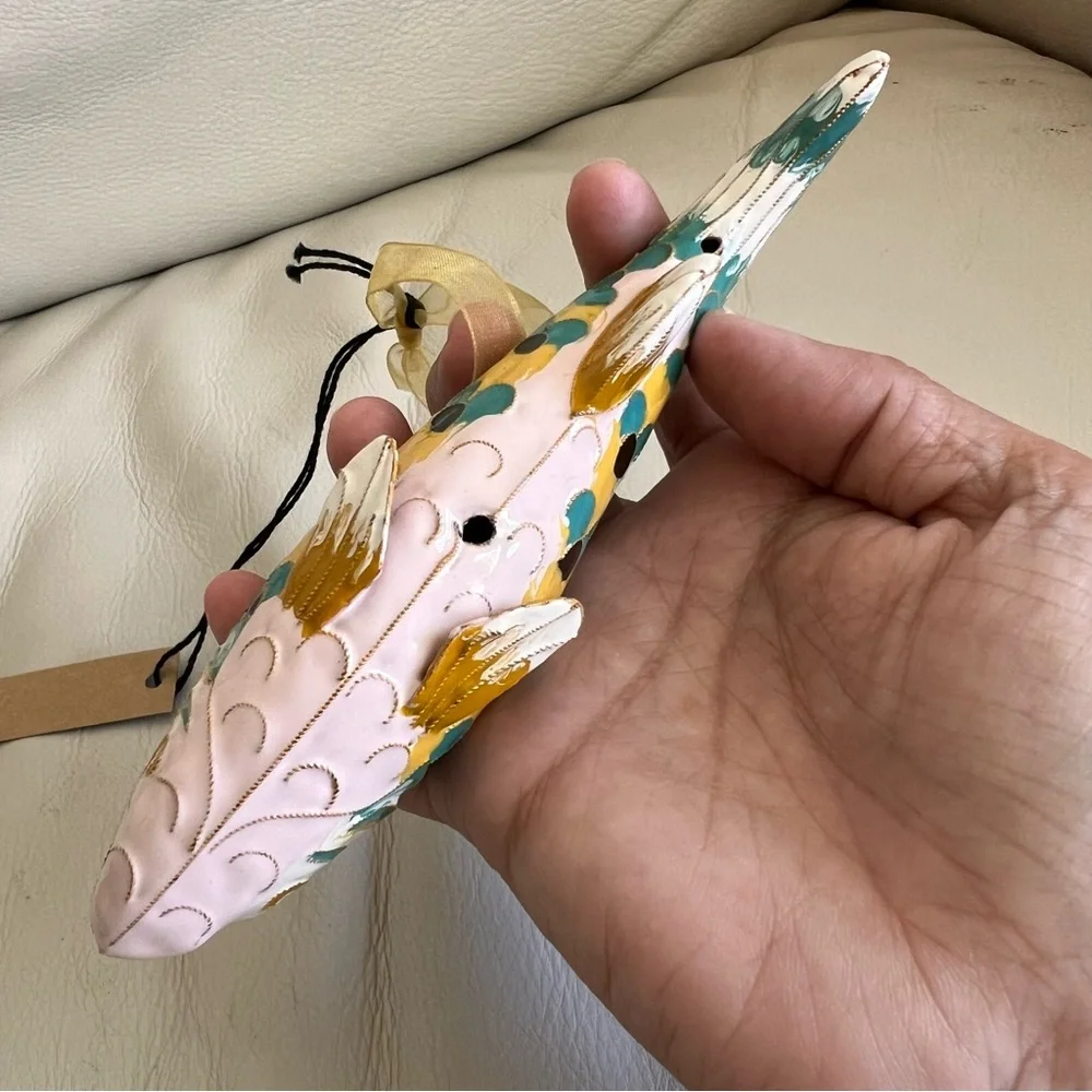 Kitty Keller Colorful Fish Ornament Hanging
